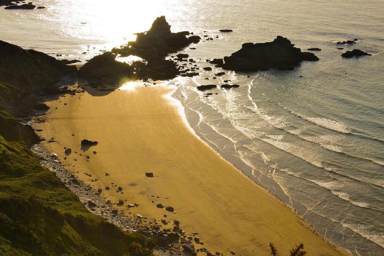 Вилла The Cliffs - Cala Porto Do Val Виседо Экстерьер фото