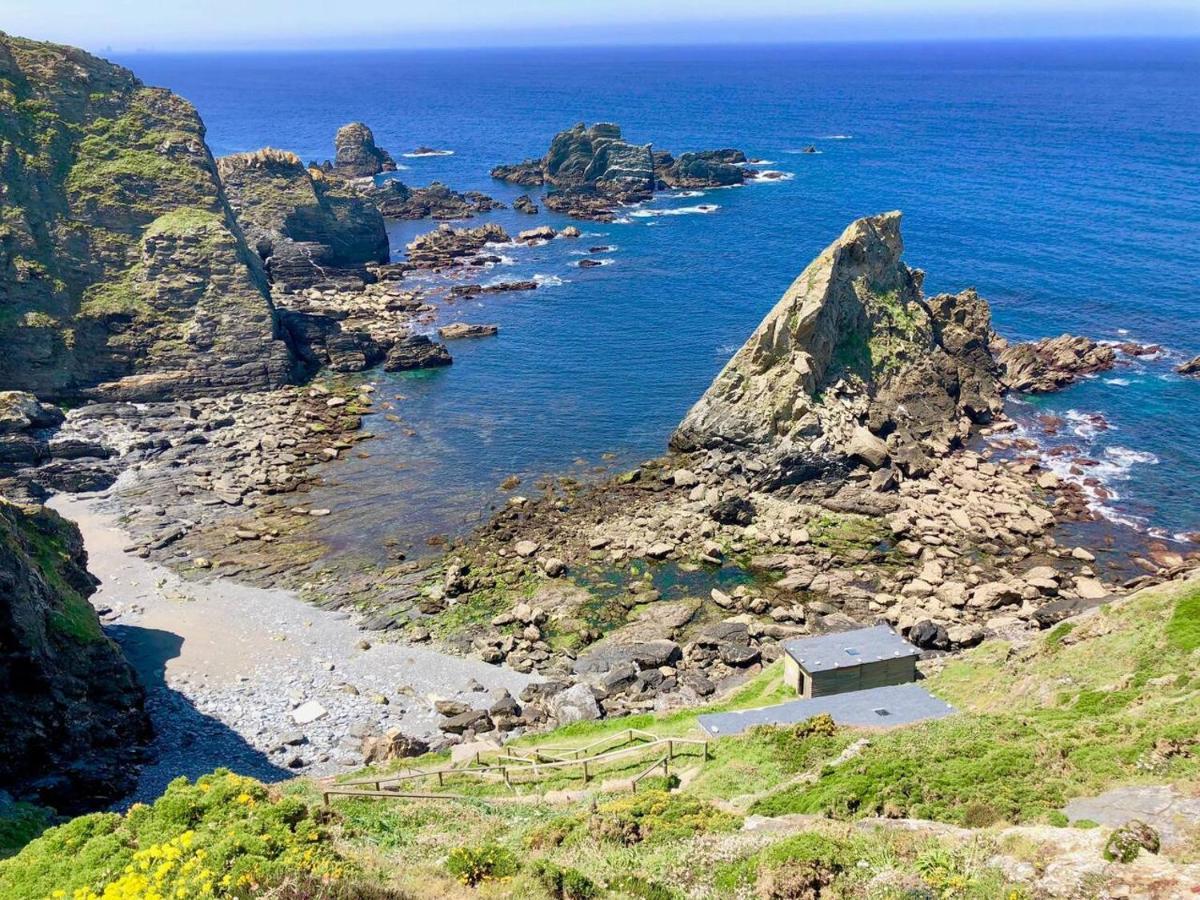 Вилла The Cliffs - Cala Porto Do Val Виседо Экстерьер фото